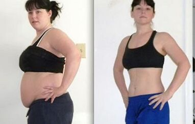 diet on time before and after photos